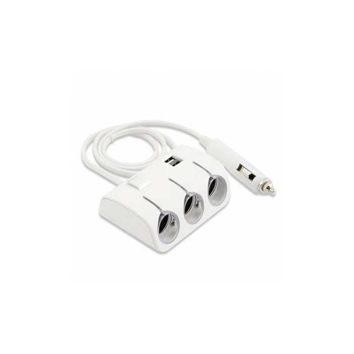 Adaptor bricheta 1t-3m+USB A mama alb