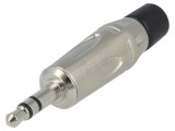 Mufă Jack 3.5mm Stereo Tată pentru Lipire