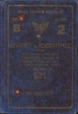 A2132 Carnet de identitate CFR, 1937