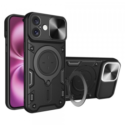 Husa pentru Apple iPhone 16 Plus, Techsuit, CamGuard Pro, Neagra foto