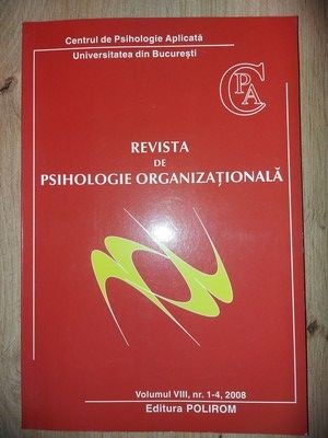 Revista de psihologie organizationala 8 nr. 1-4
