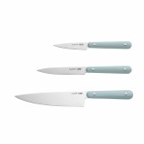 Cumpara ieftin Set Cutite BergHOFF Slate, 3 piese, Otel, Albastru HighLine Cooking