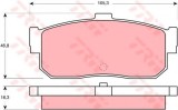Set placute frana,frana disc NISSAN ALMERA II (N16) (2000 - 2016) TRW GDB1172
