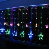 Instalatie Ghirlanda 12Stele Decoratiuni Luminoase Multicolore 3x1m P
