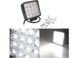 Proiectoare LED Auto Offroad Patrate 48W Proiector SUV Camion Utilaje