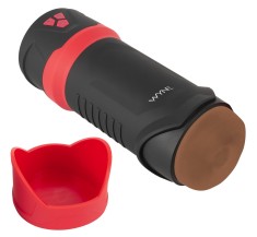 Masturbator Wyne 04, Vibration &amp;amp; Sucking, TPE, Maro, 23.7 cm foto