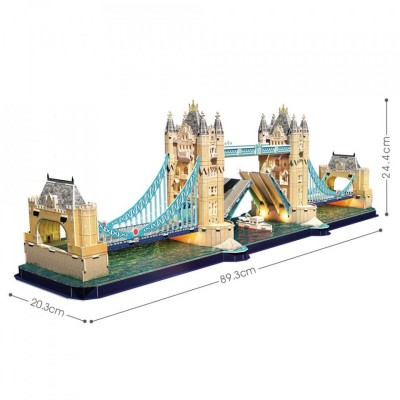 Cubic Fun - Puzzle 3D Led Tower Bridge 222 Piese foto