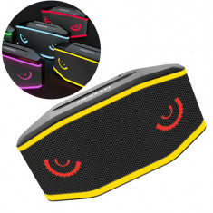 Dudao Waterproof IP7 Wireless Bluetooth 5.0 RGB 5W 1200mAh Speaker, negru (Y10XS-negru)