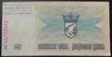 Cumpara ieftin Bancnota 25 Dinari - BOSNIA-HERTEGOVINA, anul 1992 * Cod 210