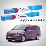Cumpara ieftin Ștergătoare Mercedes-Benz V-Class Vito W447 2014-prezent | Set Față Flat &ndash; TeamCar&reg;
