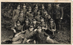 A557 Fotografie ofiteri romani 1938 Regimentul 92 poza veche foto