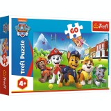 PUZZLE TREFL 60 PIESE PATRULA CATELUSILOR CATEII IN IARBA