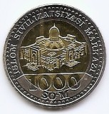 Uzbekistan 1000 Som 2022 - 26.27 mm, B11, KM-40 UNC !!!