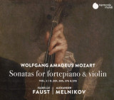 Wolfgang Amadeus Mozart: Sonatas For Fortepiano &amp; Violin | Isabelle Faust, Alexander Melnikov, Harmonia Mundi