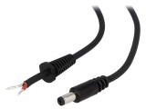 Cablu Alimentare DC 5,5/1,7 mm Negru 1,5m