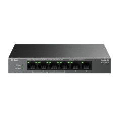 Switch LiteWave, 4 x RJ45 10/100 Mbps PoE, 2 x RJ45 10/100 Mbps, Buget PoE 41W, Unmanaged - TP-Link LS106LP