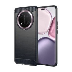 Husa Honor Magic7 Lite Techsuit Carbon Silicone, negru foto