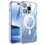 Husa Apple iPhone 15 Pro Silicon Magsafe Transparenta