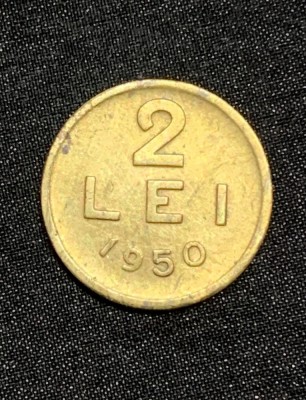 Moneda 2 lei 1950 RPR foto
