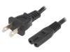 Cablu Alimentare 1.8m IEC C7 - NEMA 1-15 2x0.75mm2