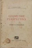 Geometrie Perspectiva - Scarlat Fotino ,559438, cartea romaneasca