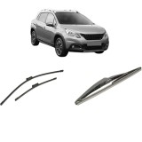 Cumpara ieftin Set 3 stergatoare PEUGEOT 2008 I Van (CU_) 2018-2019, pentru parbriz si luneta, Bosch Twin-Aerotwin