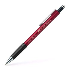 Creion Mecanic Grip 1347 Faber-Castell, Mina 0.7 mm, Rosu, Creioane Mecanice, Creioane Faber-Castell, Creion cu Mina, Creioane cu Mina, Creioane Mina foto