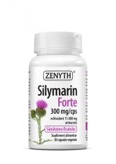 Silymarin Forte 300mg, 30 capsule vegetale, Zenyth