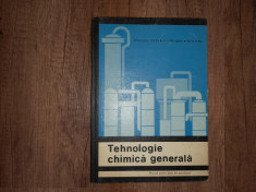 Tehnologie Chimica Generala - manual pentru licee de specialitate, 1968 foto