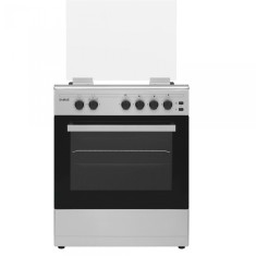 Aragaz SM661XPGS1, arzator WOK + 3 arztoare gaz, cuptor pe gaz, grill, Inox