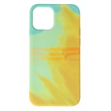 Husa Silicon Watercolor Apple iPhone 12 Autumn Leaves - Protectie Premium