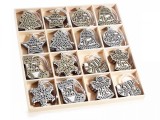 Cumpara ieftin Set 48 ornamente brad Craciun 5x5.5 cm