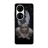 Husa compatibila cu Huawei Nova Y70 model Anime fantasy girl, Silicon, TPU, Viceversa, Transparent, Carcasa