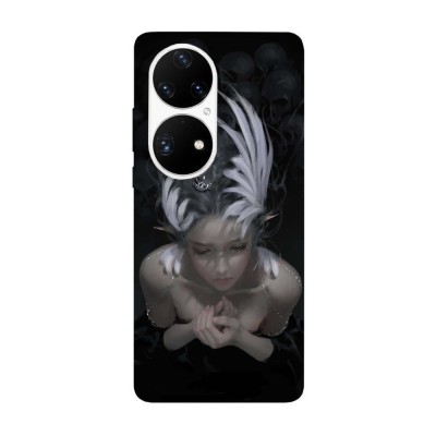 Husa compatibila cu Huawei P40 model Anime fantasy girl, Silicon, TPU, Viceversa foto