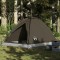 Gossi cort de camping cupola pentru 4 persoane, maro, impermeabil