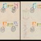 1962 Romania - 2 x 2 FDC Copii in RPR, LP 548 - varietati de francare
