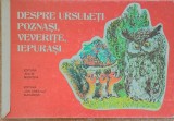 Despre ursuleti poznasi, veverite, iepurasi - 12 pag cartonate - ed Malis 1984