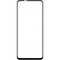 Folie Protectie Ecran OEM pentru Samsung Galaxy A21, Sticla securizata, Full Face, Full Glue, 5D, Neagra