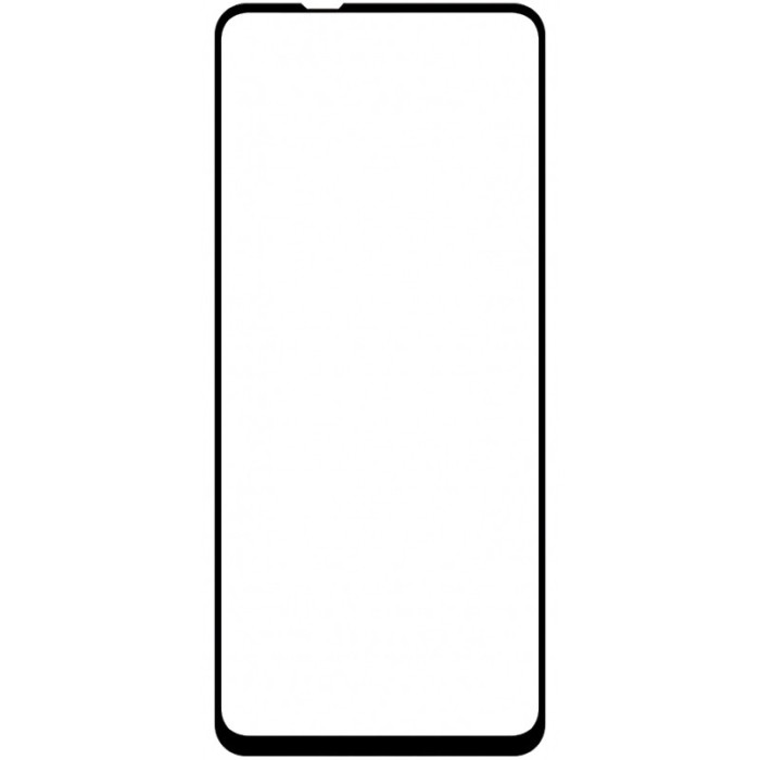 Folie Protectie Ecran OEM pentru Samsung Galaxy A21, Sticla securizata, Full Face, Full Glue, 5D, Neagra