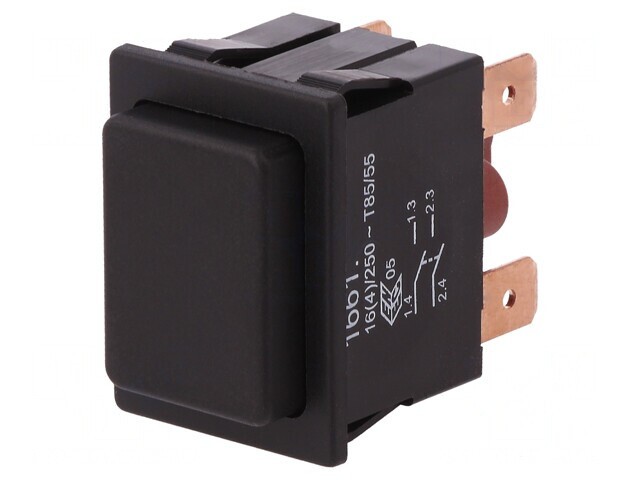 Comutator Apăsare DPST-NO 16A 250V