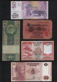 Set 5 bancnote de prin lume adunate (cele din imagini) #147, Europa