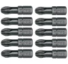 Set 10 Biti Profesionali Yato PZ3, 25mm, Otel S2, HRC 58-62, Anti-coroziune, Surubelnita, 1/4