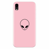 Husa silicon pentru Apple Iphone XR, Pink Alien