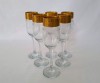Set 6 pahare sticlă sampanie 200/ml, Oem