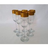 Set 6 pahare sticlă sampanie 200/ml