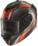 Casca Moto Shark Spartan GT Carbon Tracker Negru / Alb / Gri / Portocaliu Marimea S HE7007E-DAW-S