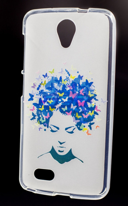 Toc Back Case Design Butterfly Girl Allview P5 eMagic