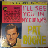 Vinil LP # &quot;Japan Press&quot; Pat Boone &lrm;&ndash; I&#039;ll See You In My Dreams (VG), Pop