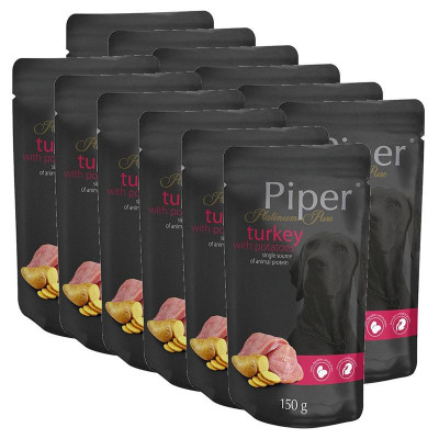 Piper Platinum Pure hrană la plic curcan şi cartofi 12 x 150 g foto