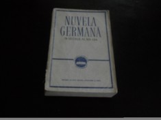 NUVELA GERMANA IN SECOLUL AL XIX - LEA , 1958